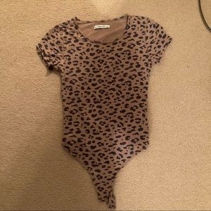Abercrombie & Fitch Cheetah Print Bodysuit
